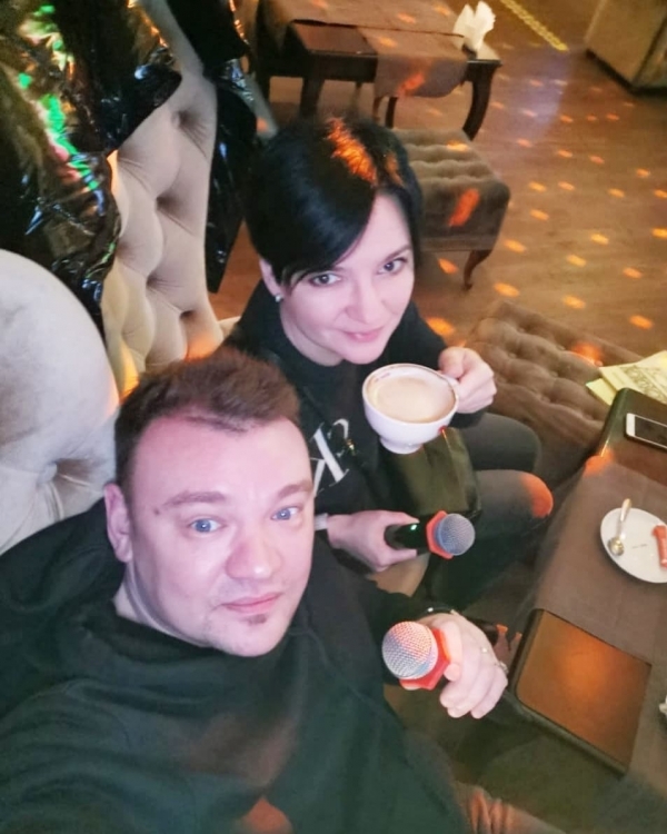 С супругой Инной