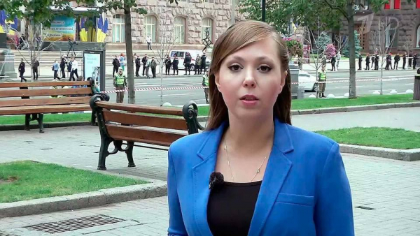 Корреспондент Курбатова ведет репортаж из Киева. Август 2017 г.