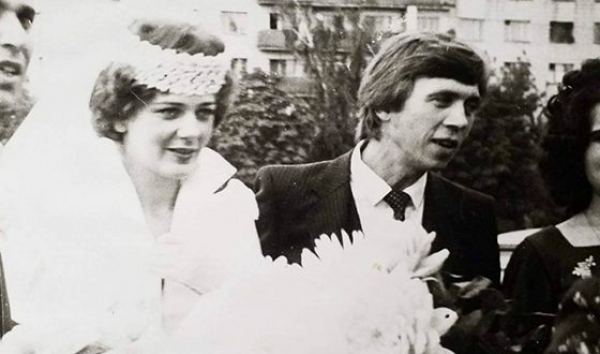 Родители Дмитрия Комарова в день своей свадьбы