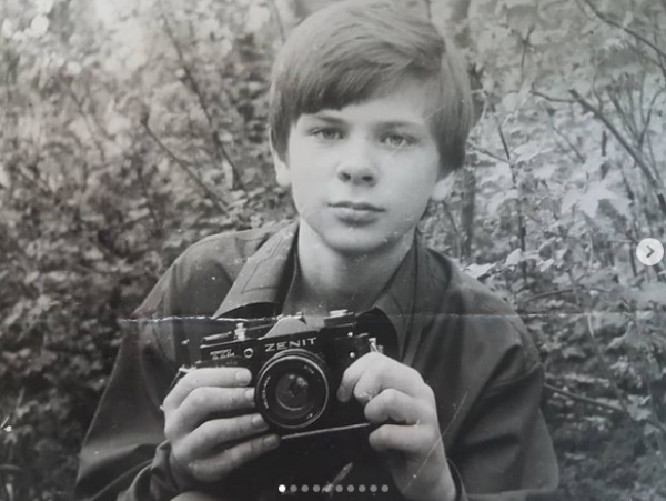 Юный Дмитрий Комаров