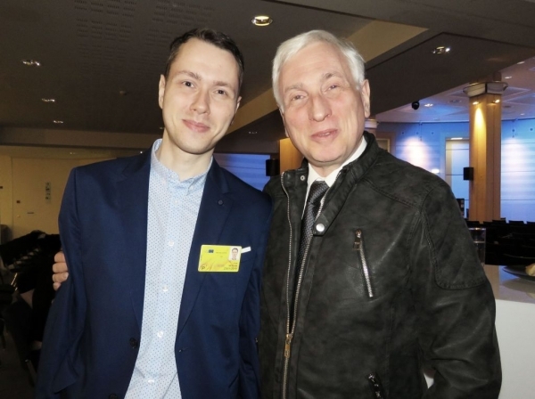 С сыном Виталием
