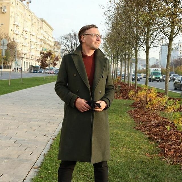 Вадим Тихомиров на прогулке в Москве